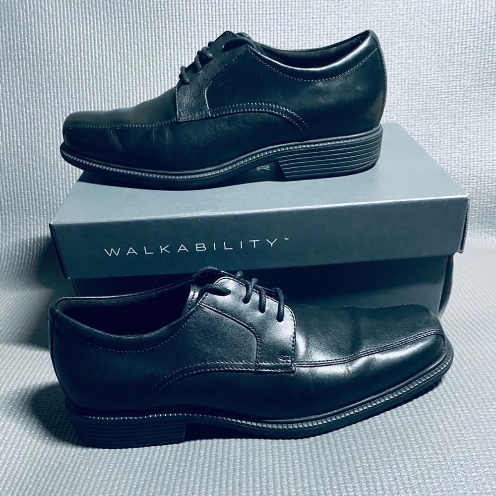 Rockport Mens Dress Shoes Square Toe Walkability
